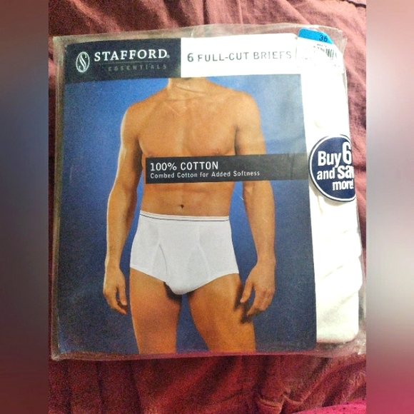 stafford essentials Underwear & Socks Nwt Mens Stafford Briefs 6